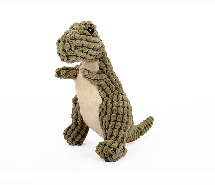 🐶✨ Fluffy Finds Presents: DinoPlush™ Interactive Dog Toy – Soft Squeaky Chew Toy for Large & Small Dogs