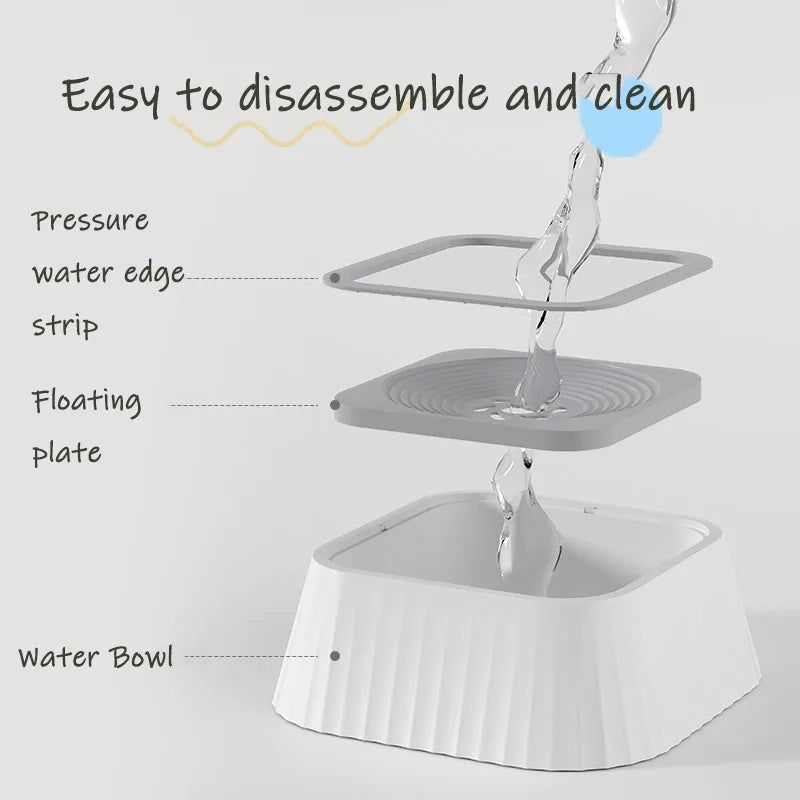 🐶✨ Fluffy Finds Presents: Pets Floating Bowl Water Drinker