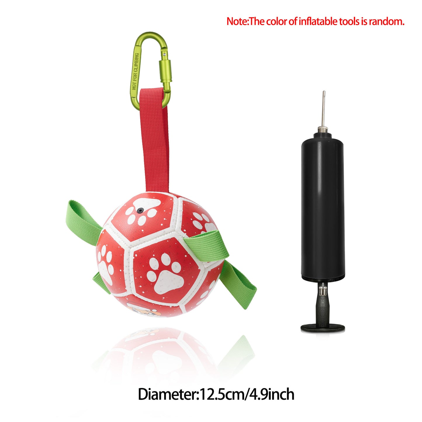 🐶✨ Fluffy Finds Presents: Interactive Dog Football Toy Soccer Ball Inflated Training Toy For Dogs Outdoor Border Collie Balls For Large Dogs Pet Supplies