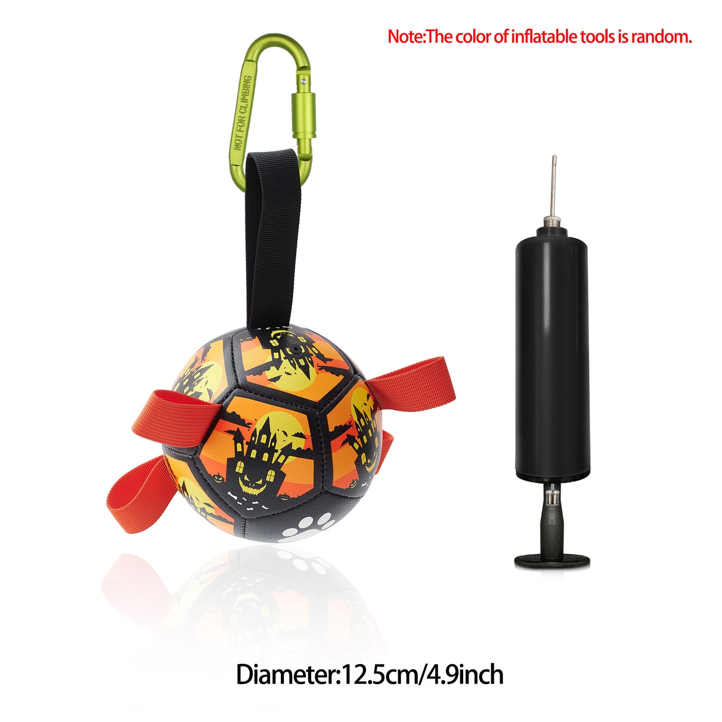 🐶✨ Fluffy Finds Presents: Interactive Dog Football Toy Soccer Ball Inflated Training Toy For Dogs Outdoor Border Collie Balls For Large Dogs Pet Supplies