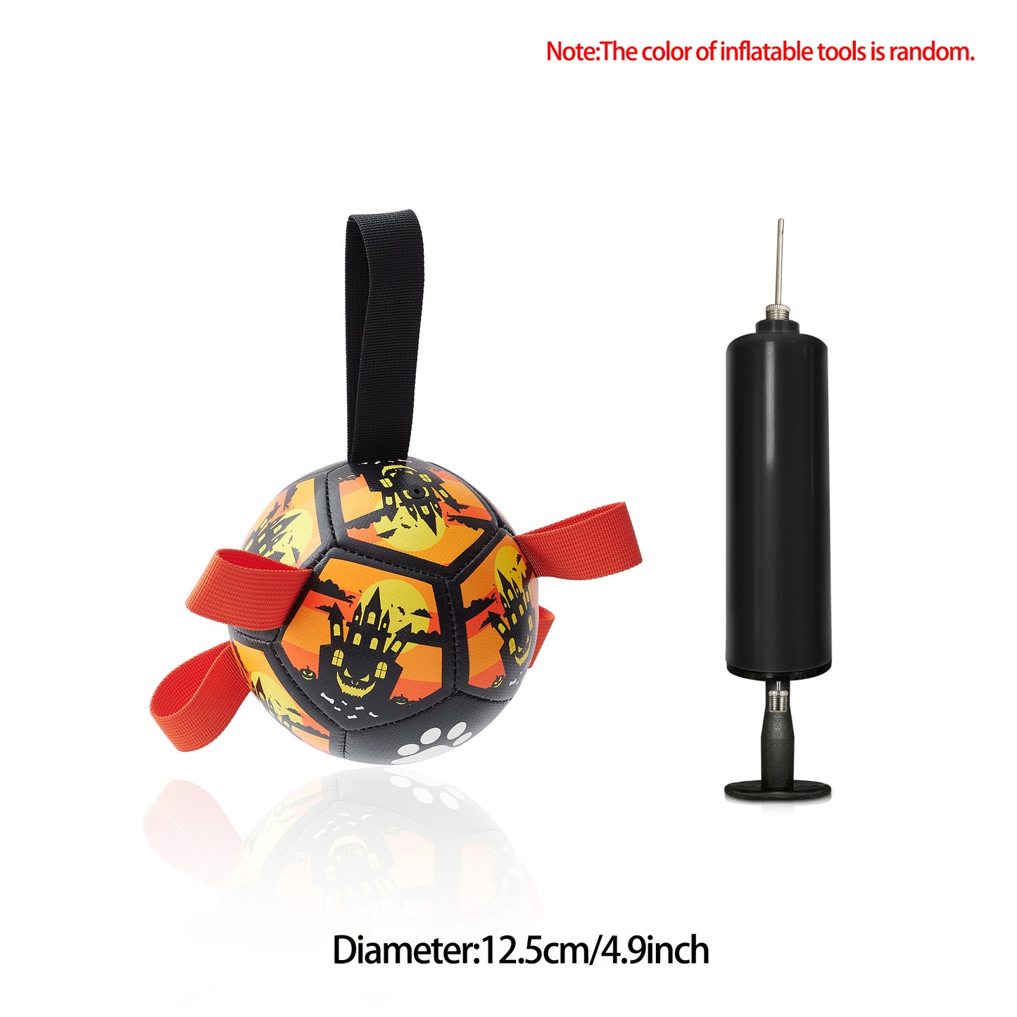🐶✨ Fluffy Finds Presents: Interactive Dog Football Toy Soccer Ball Inflated Training Toy For Dogs Outdoor Border Collie Balls For Large Dogs Pet Supplies