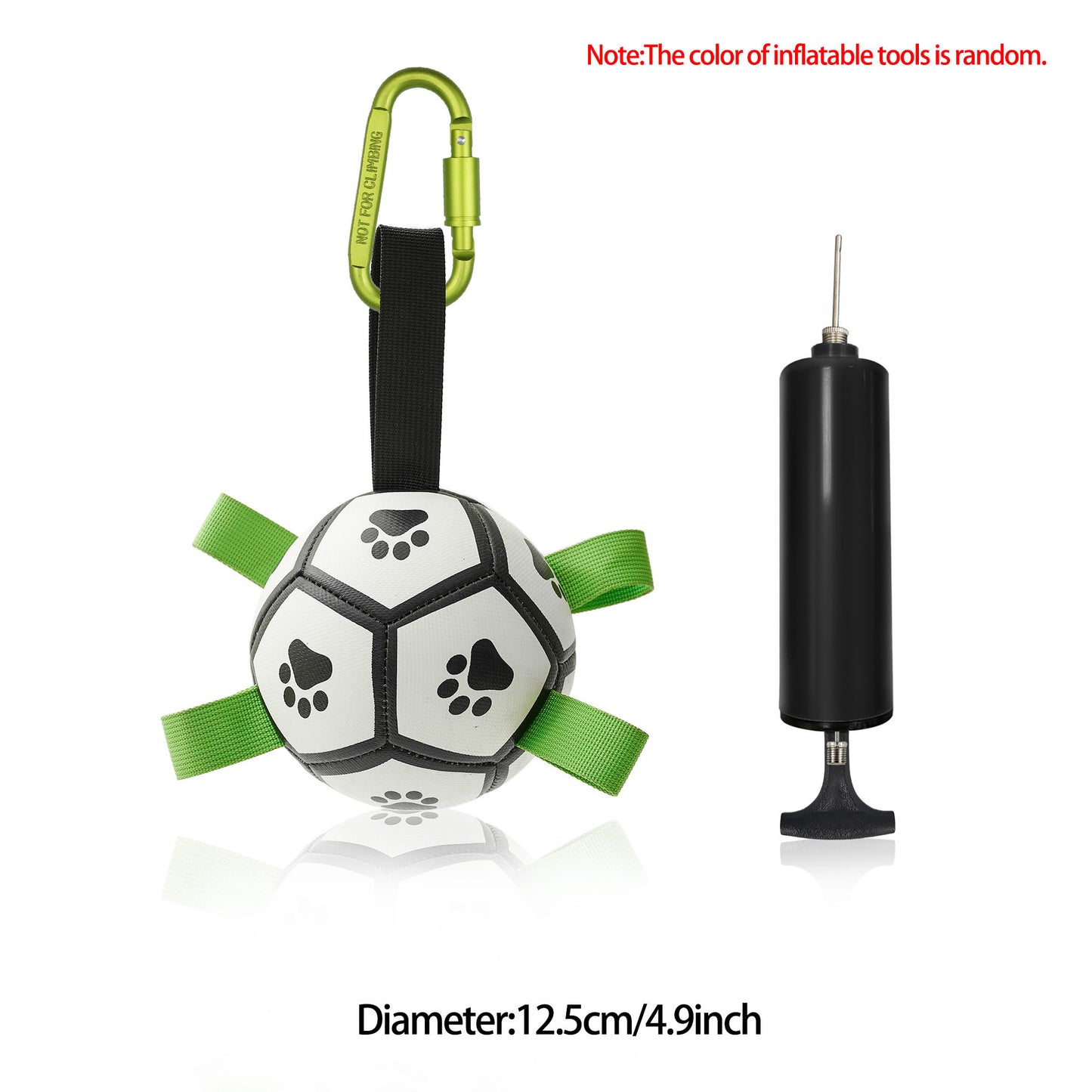 🐶✨ Fluffy Finds Presents: Interactive Dog Football Toy Soccer Ball Inflated Training Toy For Dogs Outdoor Border Collie Balls For Large Dogs Pet Supplies