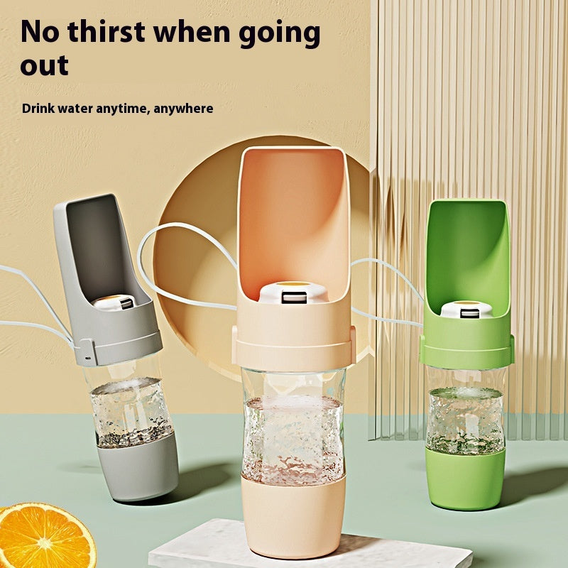🐶✨ Fluffy Finds Presents: Pet 2 In 1 Travel Dog Water Bottle