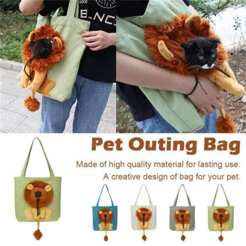 🐶✨ Fluffy Finds Presents: Soft Pet Carriers Lion Design