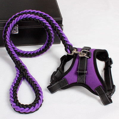 🐶✨ Fluffy Finds Presents: New Nylon Medium Large Dog Harness Collar