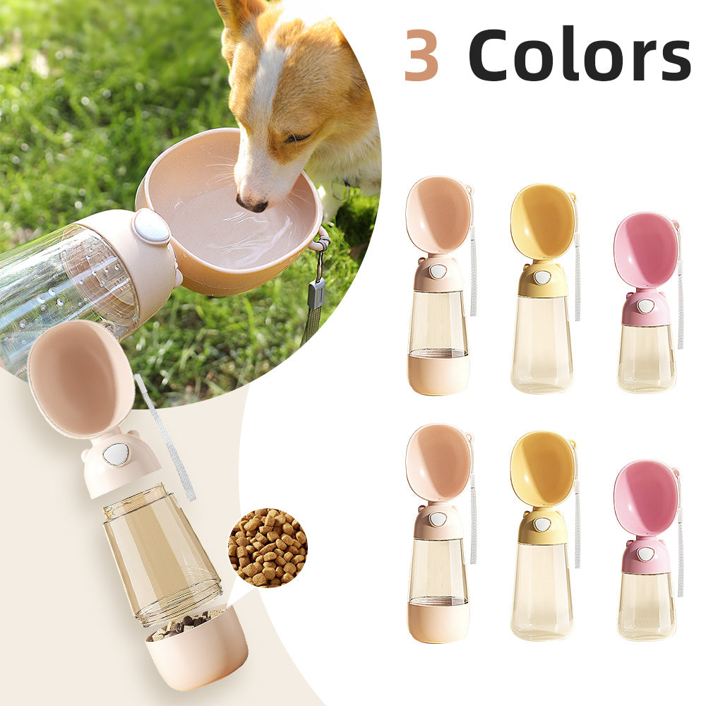 🐶✨ Fluffy Finds Presents: Portable Water Bottle Food And Water Container For Pet Pets