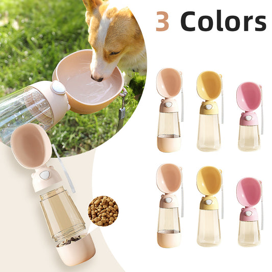 🐶✨ Fluffy Finds Presents: Portable Water Bottle Food And Water Container For Pet Pets