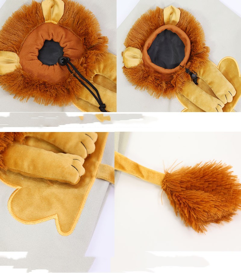 🐶✨ Fluffy Finds Presents: Soft Pet Carriers Lion Design