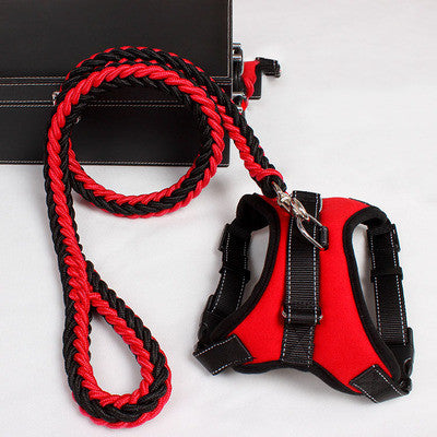 🐶✨ Fluffy Finds Presents: New Nylon Medium Large Dog Harness Collar