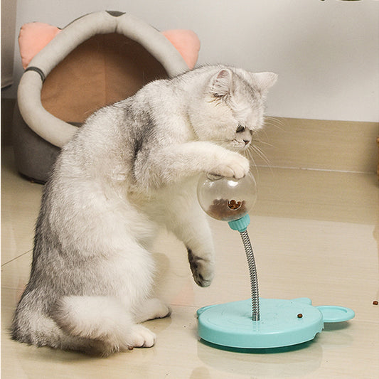 🐶✨ Fluffy Finds Presents: Pet Cat Treat Ball Feeder – Fun Tumbler Toy for Play & Training!
