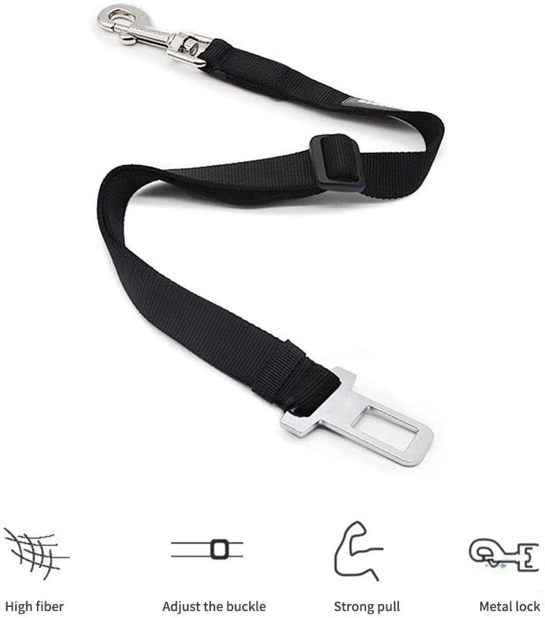 🐶✨ Fluffy Finds Presents: Retractable Dog Safety Belt Car