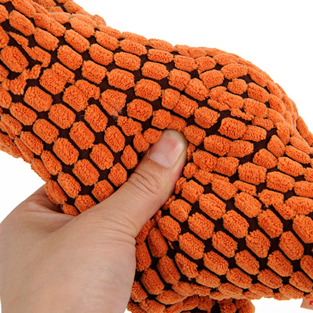 🐶✨ Fluffy Finds Presents: DinoPlush™ Interactive Dog Toy – Soft Squeaky Chew Toy for Large & Small Dogs