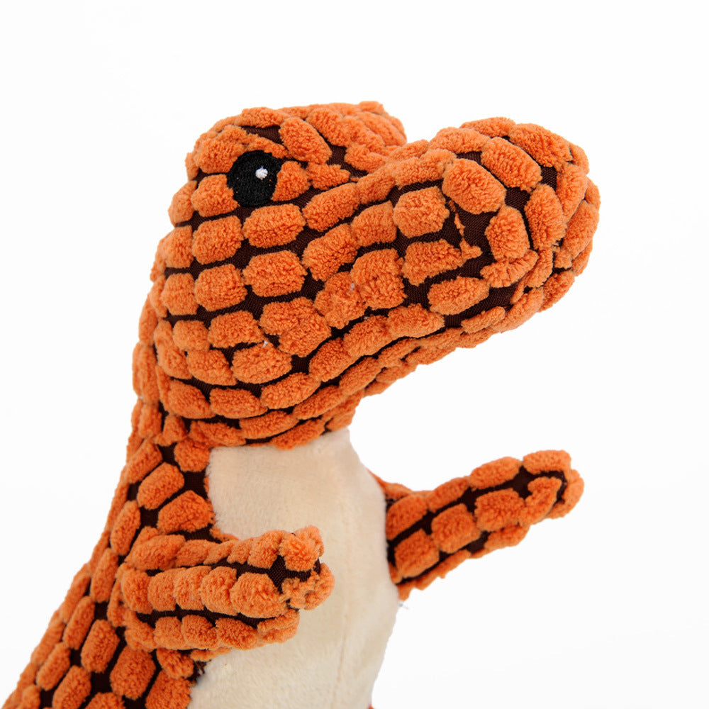 🐶✨ Fluffy Finds Presents: DinoPlush™ Interactive Dog Toy – Soft Squeaky Chew Toy for Large & Small Dogs