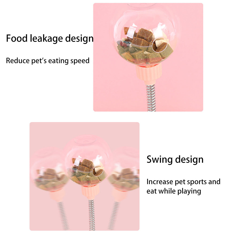 🐶✨ Fluffy Finds Presents: Pet Cat Treat Ball Feeder – Fun Tumbler Toy for Play & Training!