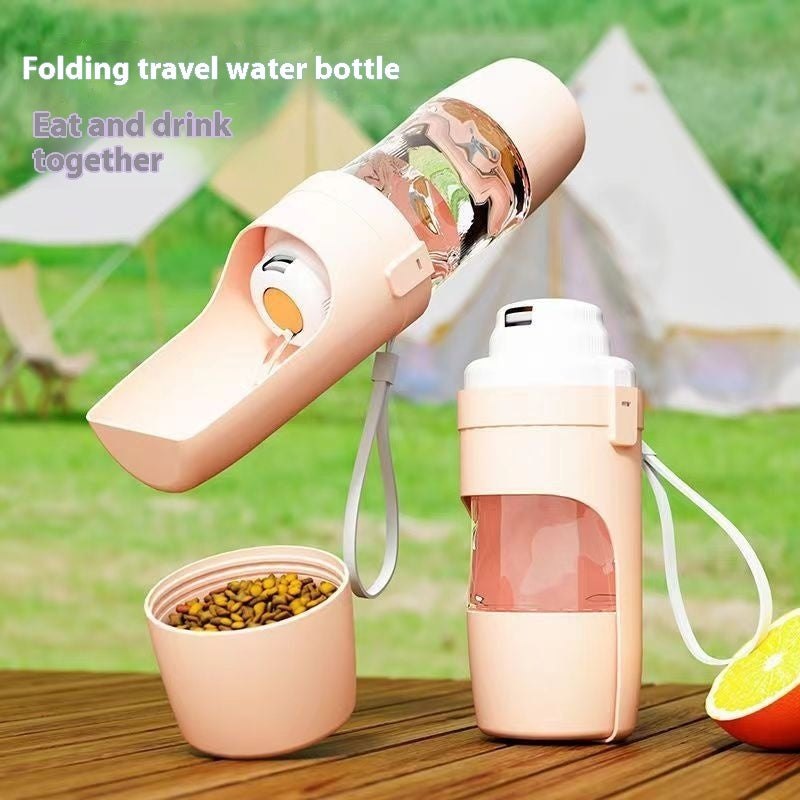 🐶✨ Fluffy Finds Presents: Pet 2 In 1 Travel Dog Water Bottle