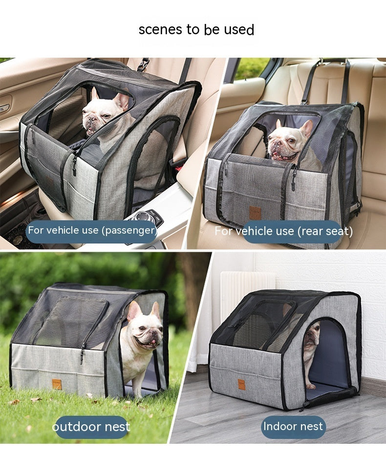 🐶✨ Fluffy Finds Presents: Pet Car Seat