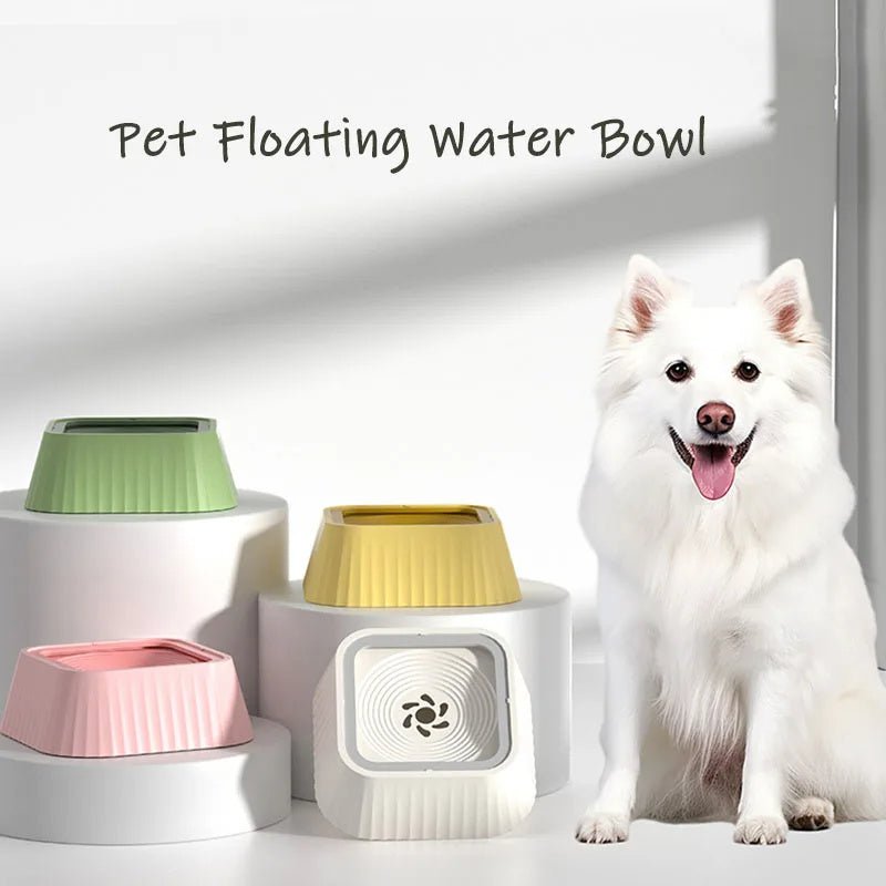🐶✨ Fluffy Finds Presents: Pets Floating Bowl Water Drinker